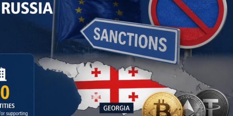 New EU Sanctions Package Against Russia Targets Crypto Platforms in Georgia 1 21-й пакет санкций ЕС против России: криптоплатформы в Грузии попали под ограничения. В списке из 14 криптофирм несколько грузинских.
