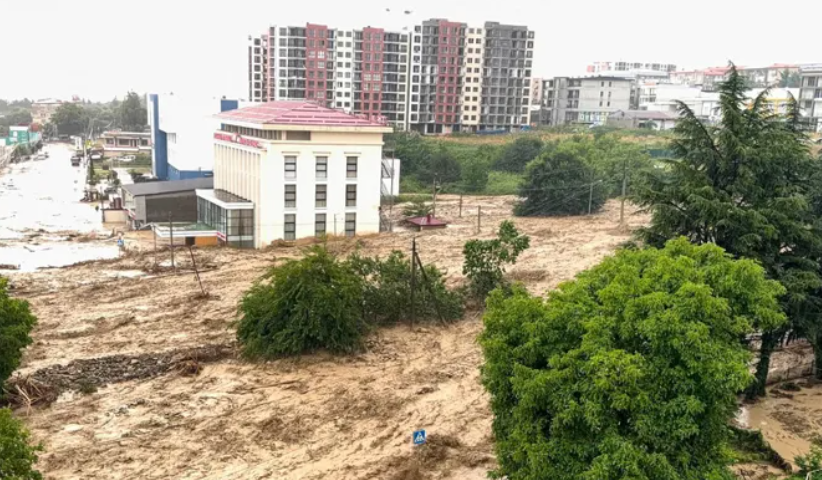 screenshot 2026 07 12 105343 новости Платон Калмахелидзе, проспект Кавкасиони, река Телависхеви, сильные дожди, стихия в Телави