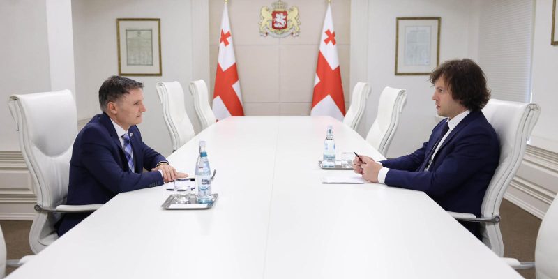 Премьер-министр Грузии встретился с постоянным координатором ООН в стране 1 didie tgebiuki poto новости