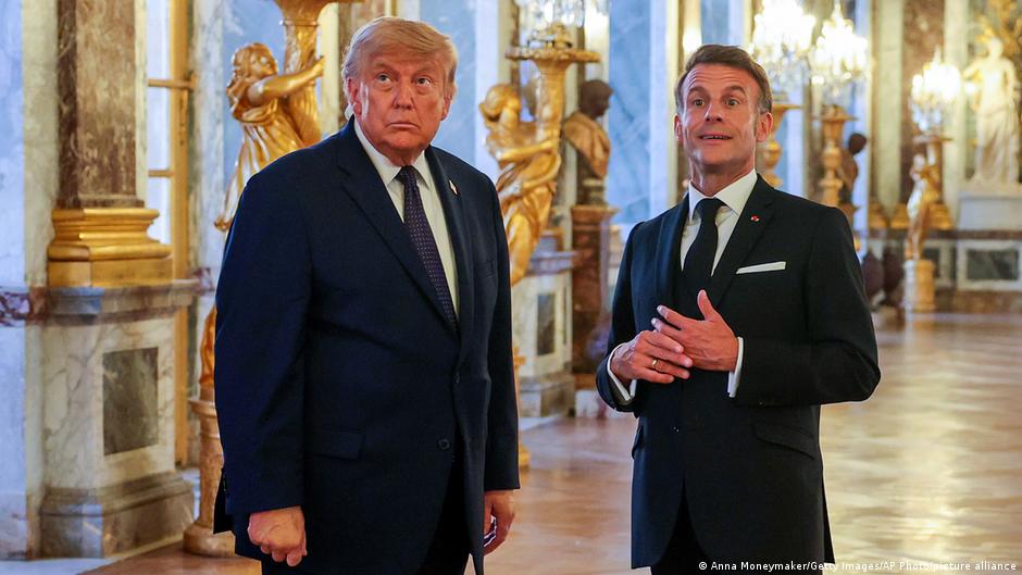 Макрон обсудил с Трампом запрет на удары по инфраструктуре Украины 1 77596431 403.jpg Deutsche Welle