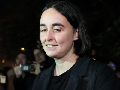 Лида Мониава после заседания суда по мере пресечения, 3 сентября 2026