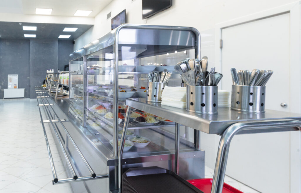 clean empty cafeteria with food serving area 2026 09 24 08 52 21 utc новости