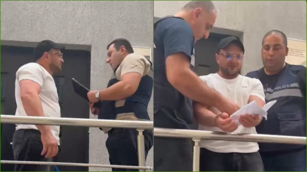 Defendant in the "October 4" Case Giorgi Kirvalidze Detained Immediately After Release from Detention Facility 1 image 2026 10 16 12 45 47 1 News