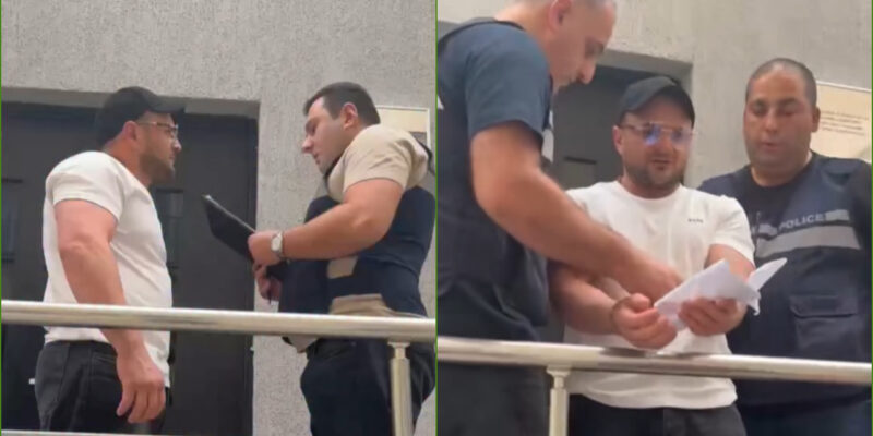 Defendant in the "October 4" Case Giorgi Kirvalidze Detained Immediately After Release from Detention Facility 1 image 2026 10 16 12 45 47 1 News