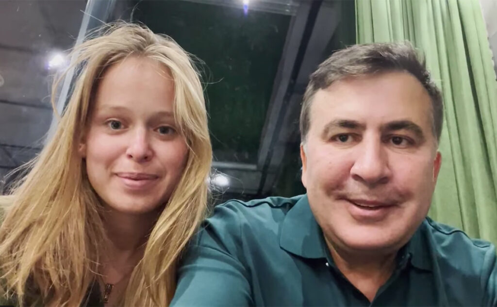 Лиза Ясько обвинила Саакашвили в использовании их общей дочери «в целях пиара» 1 liza yasko mikheil saakashvili новости